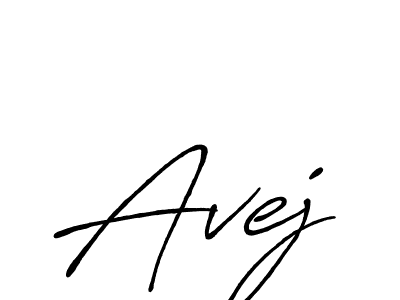 Make a beautiful signature design for name Avej. With this signature (Antro_Vectra_Bolder) style, you can create a handwritten signature for free. Avej signature style 7 images and pictures png