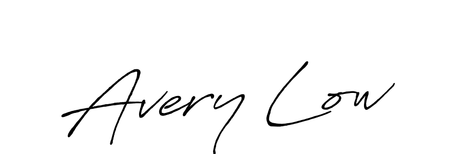 Also You can easily find your signature by using the search form. We will create Avery Low name handwritten signature images for you free of cost using Antro_Vectra_Bolder sign style. Avery Low signature style 7 images and pictures png