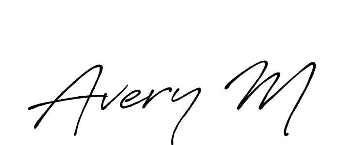 This is the best signature style for the Avery M name. Also you like these signature font (Antro_Vectra_Bolder). Mix name signature. Avery M signature style 7 images and pictures png