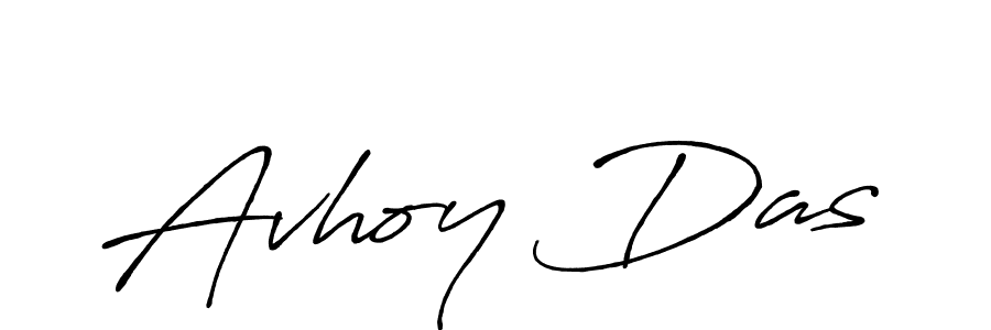 Also we have Avhoy Das name is the best signature style. Create professional handwritten signature collection using Antro_Vectra_Bolder autograph style. Avhoy Das signature style 7 images and pictures png