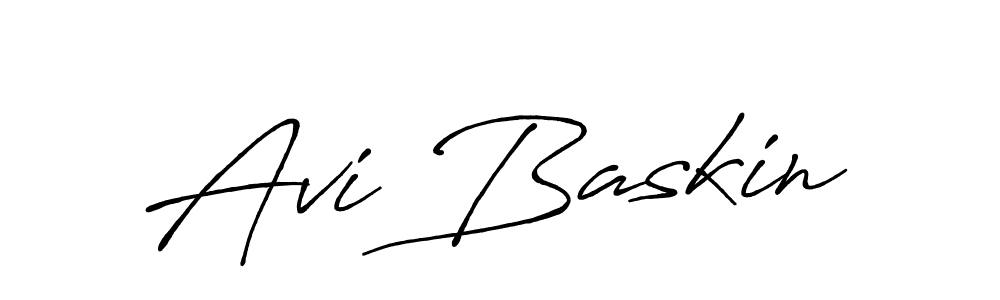 Antro_Vectra_Bolder is a professional signature style that is perfect for those who want to add a touch of class to their signature. It is also a great choice for those who want to make their signature more unique. Get Avi Baskin name to fancy signature for free. Avi Baskin signature style 7 images and pictures png