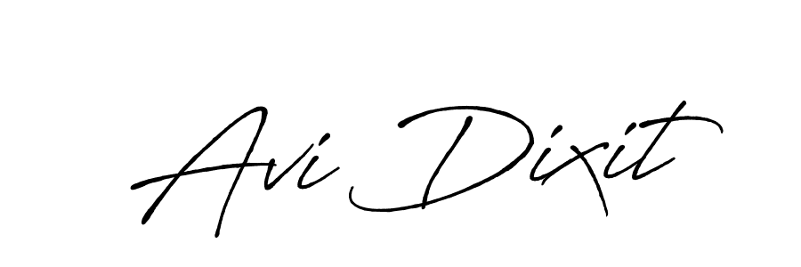 Use a signature maker to create a handwritten signature online. With this signature software, you can design (Antro_Vectra_Bolder) your own signature for name Avi Dixit. Avi Dixit signature style 7 images and pictures png