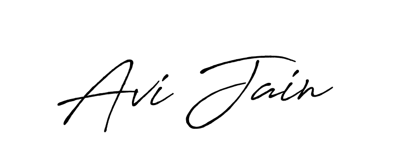 Also You can easily find your signature by using the search form. We will create Avi Jain name handwritten signature images for you free of cost using Antro_Vectra_Bolder sign style. Avi Jain signature style 7 images and pictures png