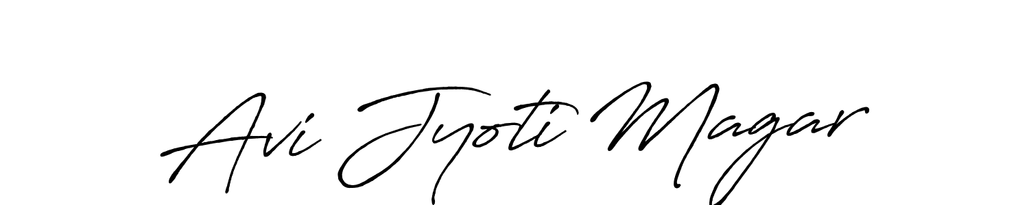 Make a short Avi Jyoti Magar signature style. Manage your documents anywhere anytime using Antro_Vectra_Bolder. Create and add eSignatures, submit forms, share and send files easily. Avi Jyoti Magar signature style 7 images and pictures png
