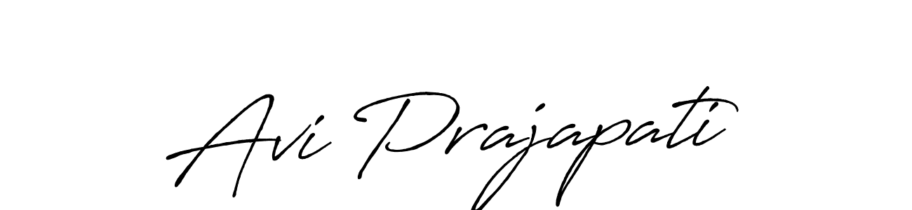 Use a signature maker to create a handwritten signature online. With this signature software, you can design (Antro_Vectra_Bolder) your own signature for name Avi Prajapati. Avi Prajapati signature style 7 images and pictures png