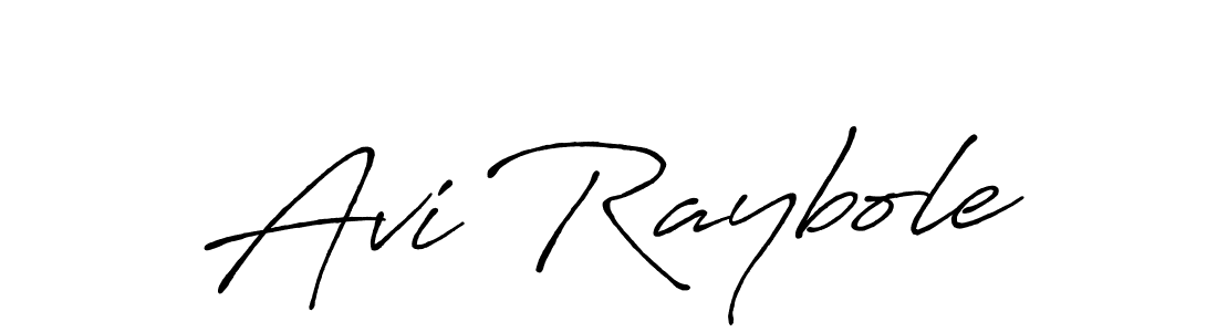 How to make Avi Raybole name signature. Use Antro_Vectra_Bolder style for creating short signs online. This is the latest handwritten sign. Avi Raybole signature style 7 images and pictures png