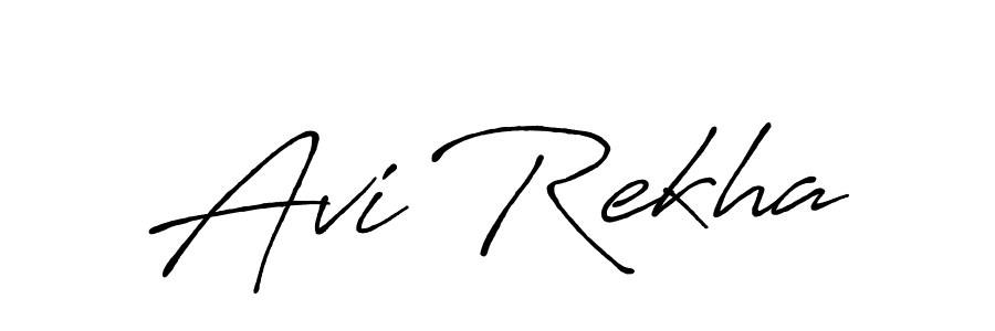 How to make Avi Rekha signature? Antro_Vectra_Bolder is a professional autograph style. Create handwritten signature for Avi Rekha name. Avi Rekha signature style 7 images and pictures png
