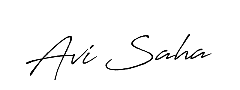 Make a beautiful signature design for name Avi Saha. Use this online signature maker to create a handwritten signature for free. Avi Saha signature style 7 images and pictures png