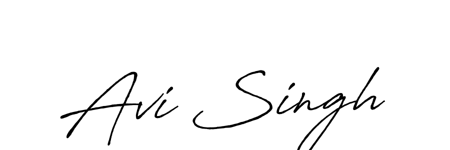 It looks lik you need a new signature style for name Avi Singh. Design unique handwritten (Antro_Vectra_Bolder) signature with our free signature maker in just a few clicks. Avi Singh signature style 7 images and pictures png