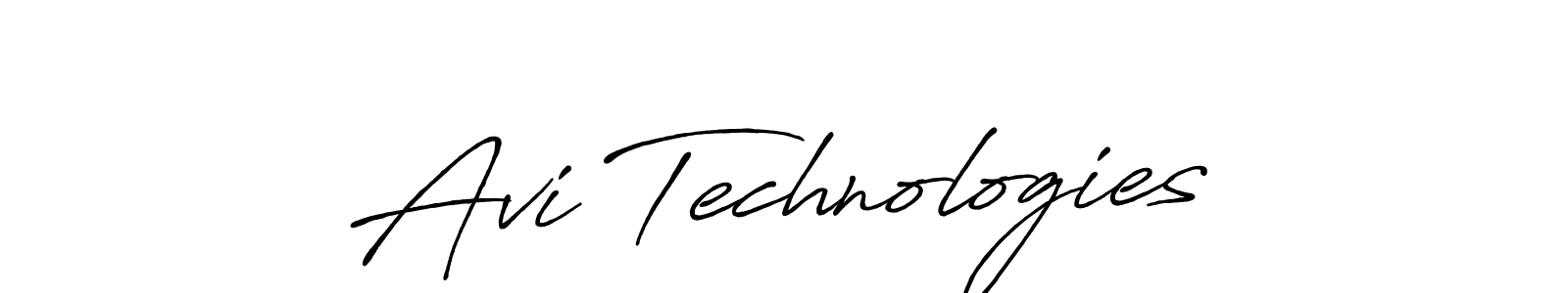 It looks lik you need a new signature style for name Avi Technologies. Design unique handwritten (Antro_Vectra_Bolder) signature with our free signature maker in just a few clicks. Avi Technologies signature style 7 images and pictures png