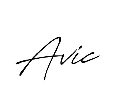 How to make Avic signature? Antro_Vectra_Bolder is a professional autograph style. Create handwritten signature for Avic name. Avic signature style 7 images and pictures png