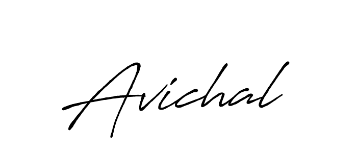 Design your own signature with our free online signature maker. With this signature software, you can create a handwritten (Antro_Vectra_Bolder) signature for name Avichal. Avichal signature style 7 images and pictures png