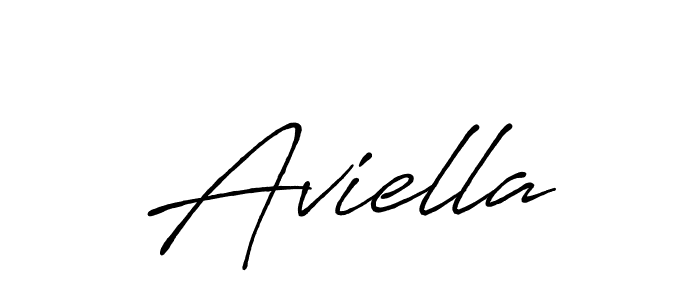 Aviella stylish signature style. Best Handwritten Sign (Antro_Vectra_Bolder) for my name. Handwritten Signature Collection Ideas for my name Aviella. Aviella signature style 7 images and pictures png