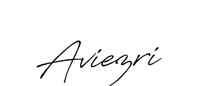 Also we have Aviezri name is the best signature style. Create professional handwritten signature collection using Antro_Vectra_Bolder autograph style. Aviezri signature style 7 images and pictures png