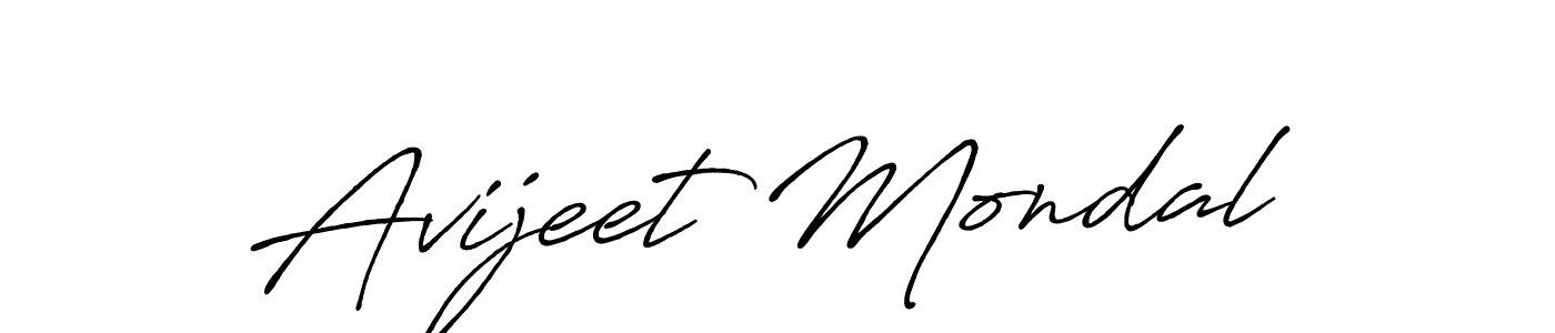 Design your own signature with our free online signature maker. With this signature software, you can create a handwritten (Antro_Vectra_Bolder) signature for name Avijeet Mondal. Avijeet Mondal signature style 7 images and pictures png