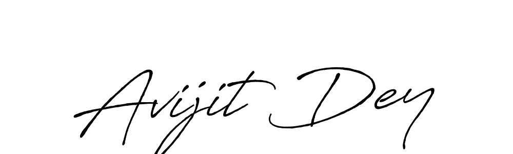 Use a signature maker to create a handwritten signature online. With this signature software, you can design (Antro_Vectra_Bolder) your own signature for name Avijit Dey. Avijit Dey signature style 7 images and pictures png