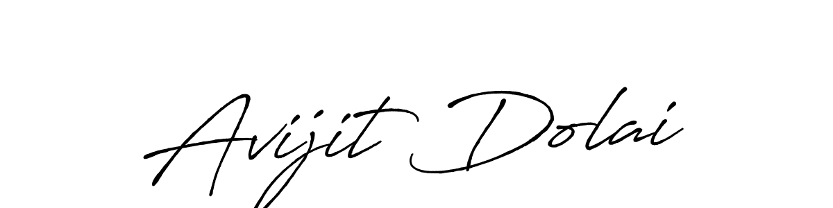 Use a signature maker to create a handwritten signature online. With this signature software, you can design (Antro_Vectra_Bolder) your own signature for name Avijit Dolai. Avijit Dolai signature style 7 images and pictures png