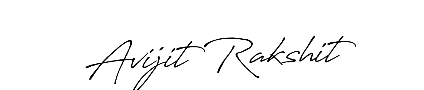 Use a signature maker to create a handwritten signature online. With this signature software, you can design (Antro_Vectra_Bolder) your own signature for name Avijit Rakshit. Avijit Rakshit signature style 7 images and pictures png