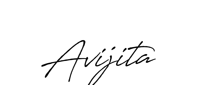 Use a signature maker to create a handwritten signature online. With this signature software, you can design (Antro_Vectra_Bolder) your own signature for name Avijita. Avijita signature style 7 images and pictures png