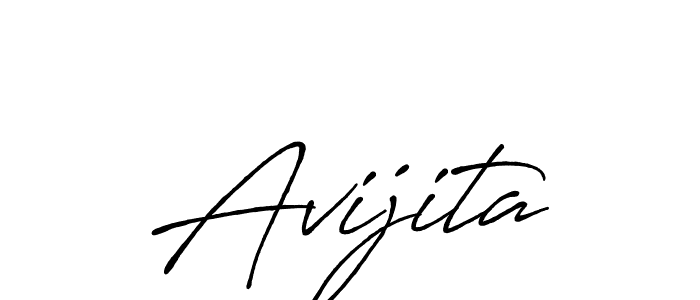 Use a signature maker to create a handwritten signature online. With this signature software, you can design (Antro_Vectra_Bolder) your own signature for name Avijita. Avijita signature style 7 images and pictures png