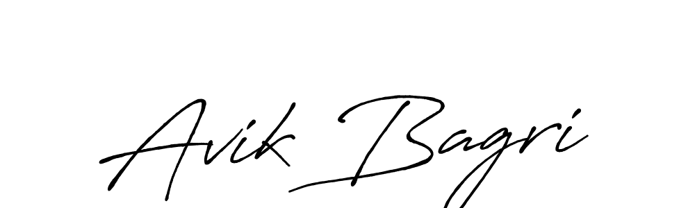 How to make Avik Bagri signature? Antro_Vectra_Bolder is a professional autograph style. Create handwritten signature for Avik Bagri name. Avik Bagri signature style 7 images and pictures png