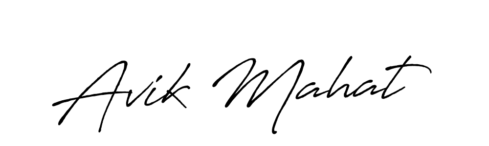 Make a short Avik Mahat signature style. Manage your documents anywhere anytime using Antro_Vectra_Bolder. Create and add eSignatures, submit forms, share and send files easily. Avik Mahat signature style 7 images and pictures png