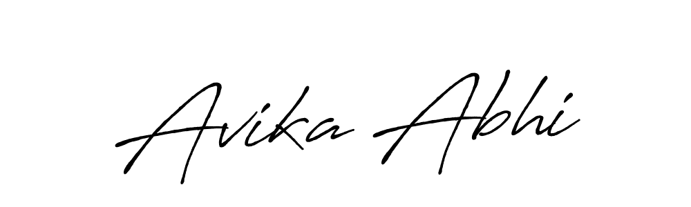Check out images of Autograph of Avika Abhi name. Actor Avika Abhi Signature Style. Antro_Vectra_Bolder is a professional sign style online. Avika Abhi signature style 7 images and pictures png
