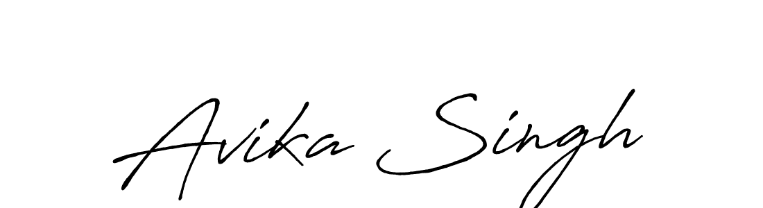 Make a beautiful signature design for name Avika Singh. Use this online signature maker to create a handwritten signature for free. Avika Singh signature style 7 images and pictures png