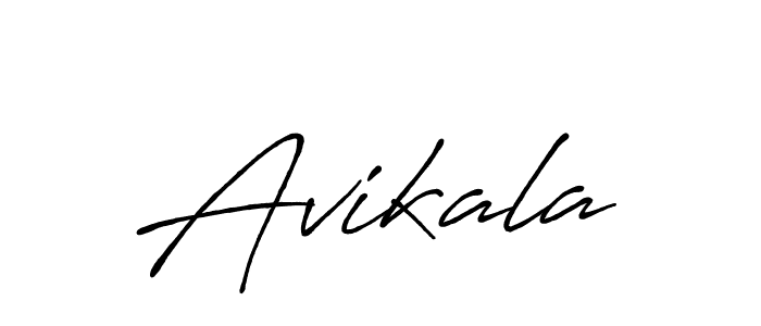 Also we have Avikala name is the best signature style. Create professional handwritten signature collection using Antro_Vectra_Bolder autograph style. Avikala signature style 7 images and pictures png