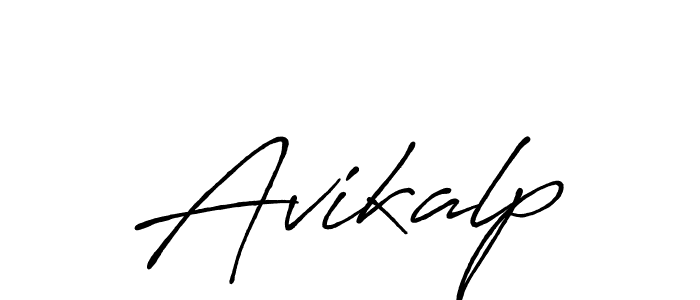 Make a beautiful signature design for name Avikalp. With this signature (Antro_Vectra_Bolder) style, you can create a handwritten signature for free. Avikalp signature style 7 images and pictures png