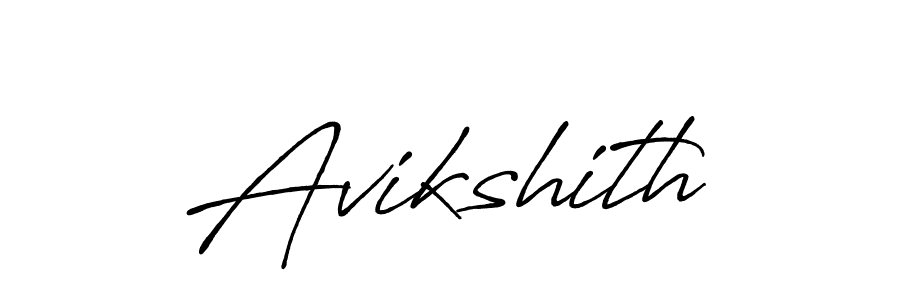 Make a beautiful signature design for name Avikshith. With this signature (Antro_Vectra_Bolder) style, you can create a handwritten signature for free. Avikshith signature style 7 images and pictures png