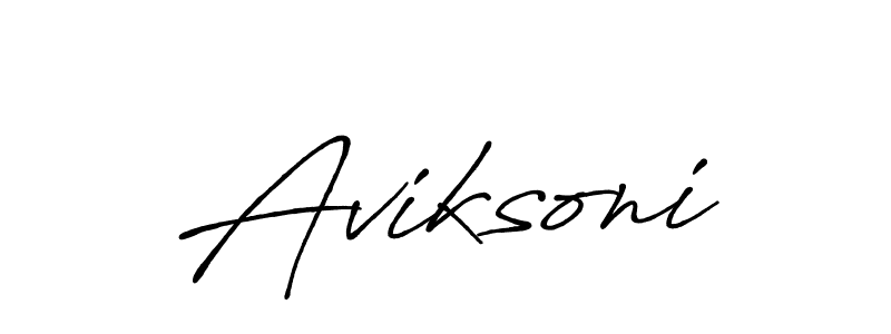 if you are searching for the best signature style for your name Aviksoni. so please give up your signature search. here we have designed multiple signature styles  using Antro_Vectra_Bolder. Aviksoni signature style 7 images and pictures png