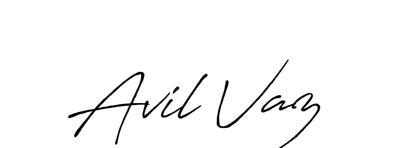 Similarly Antro_Vectra_Bolder is the best handwritten signature design. Signature creator online .You can use it as an online autograph creator for name Avil Vaz. Avil Vaz signature style 7 images and pictures png