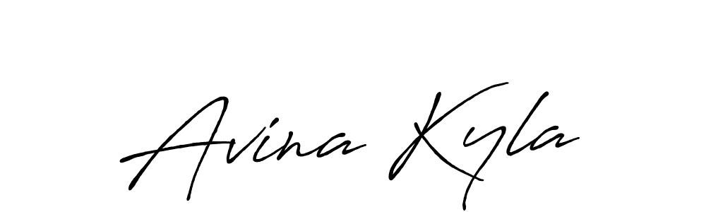 Make a beautiful signature design for name Avina Kyla. Use this online signature maker to create a handwritten signature for free. Avina Kyla signature style 7 images and pictures png