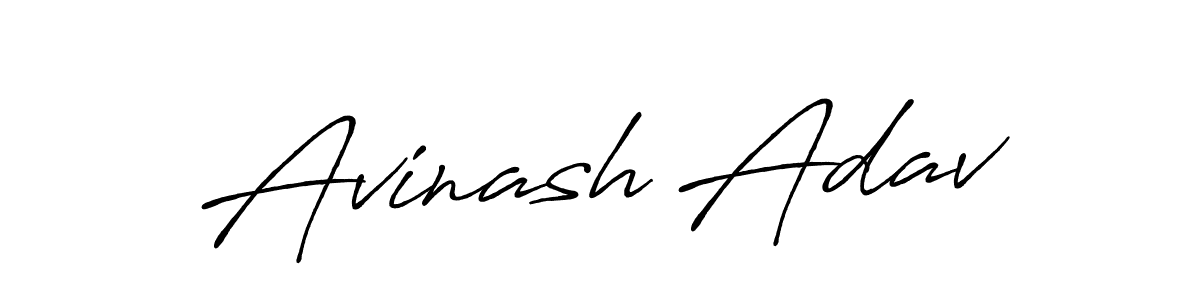 Also You can easily find your signature by using the search form. We will create Avinash Adav name handwritten signature images for you free of cost using Antro_Vectra_Bolder sign style. Avinash Adav signature style 7 images and pictures png