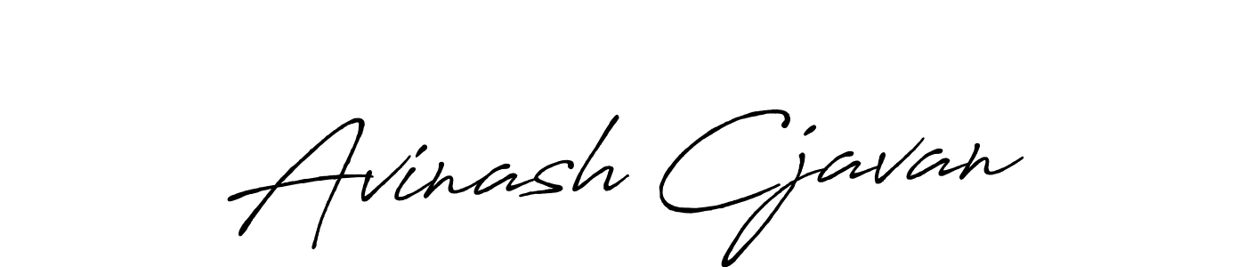 Also we have Avinash Cjavan name is the best signature style. Create professional handwritten signature collection using Antro_Vectra_Bolder autograph style. Avinash Cjavan signature style 7 images and pictures png