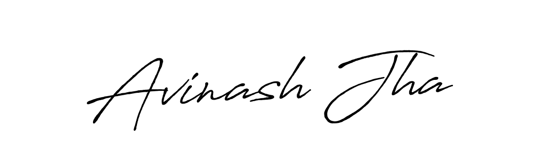 Avinash Jha stylish signature style. Best Handwritten Sign (Antro_Vectra_Bolder) for my name. Handwritten Signature Collection Ideas for my name Avinash Jha. Avinash Jha signature style 7 images and pictures png