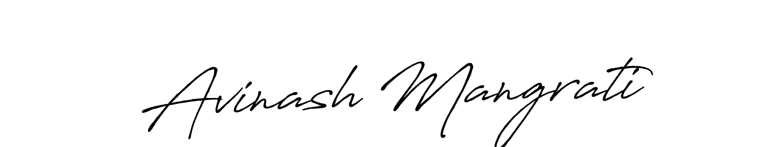 Similarly Antro_Vectra_Bolder is the best handwritten signature design. Signature creator online .You can use it as an online autograph creator for name Avinash Mangrati. Avinash Mangrati signature style 7 images and pictures png