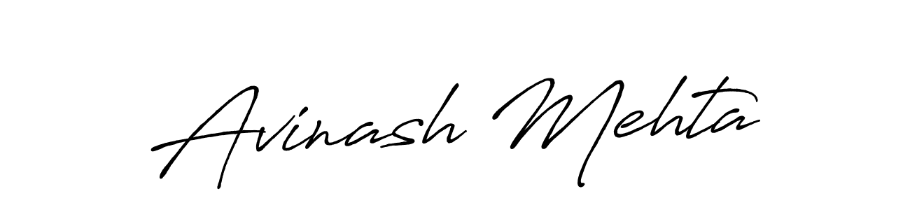 Also we have Avinash Mehta name is the best signature style. Create professional handwritten signature collection using Antro_Vectra_Bolder autograph style. Avinash Mehta signature style 7 images and pictures png