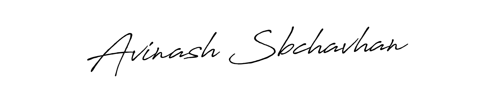 Antro_Vectra_Bolder is a professional signature style that is perfect for those who want to add a touch of class to their signature. It is also a great choice for those who want to make their signature more unique. Get Avinash Sbchavhan name to fancy signature for free. Avinash Sbchavhan signature style 7 images and pictures png