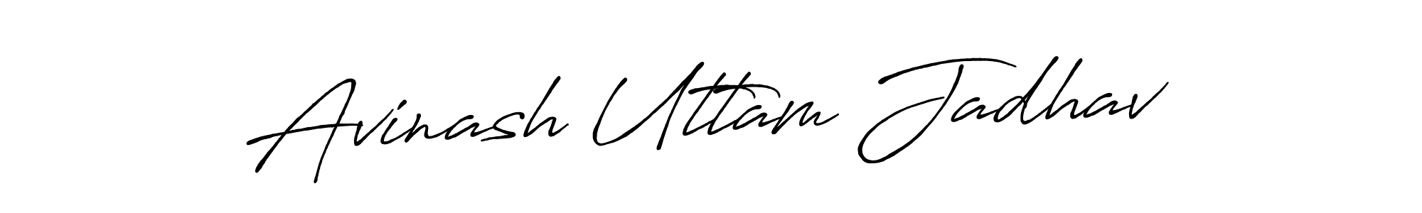 The best way (Antro_Vectra_Bolder) to make a short signature is to pick only two or three words in your name. The name Avinash Uttam Jadhav include a total of six letters. For converting this name. Avinash Uttam Jadhav signature style 7 images and pictures png