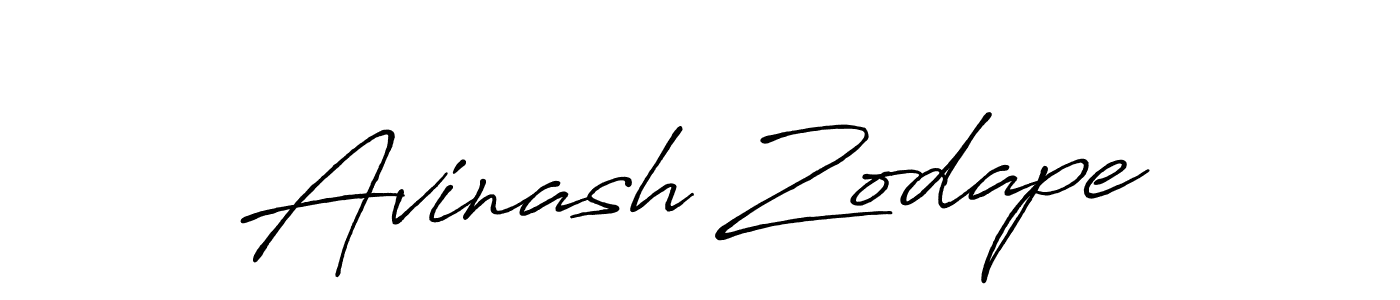 Design your own signature with our free online signature maker. With this signature software, you can create a handwritten (Antro_Vectra_Bolder) signature for name Avinash Zodape. Avinash Zodape signature style 7 images and pictures png