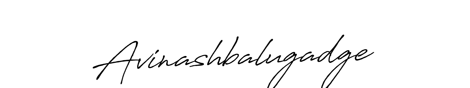 How to make Avinashbalugadge name signature. Use Antro_Vectra_Bolder style for creating short signs online. This is the latest handwritten sign. Avinashbalugadge signature style 7 images and pictures png