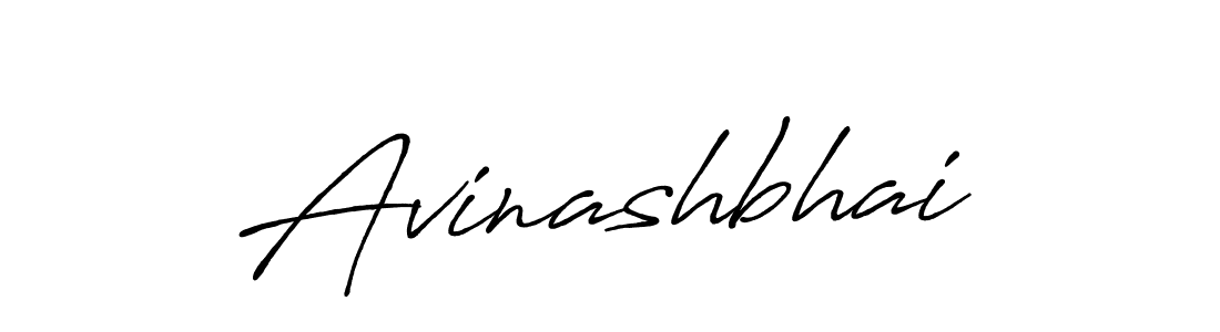 Use a signature maker to create a handwritten signature online. With this signature software, you can design (Antro_Vectra_Bolder) your own signature for name Avinashbhai. Avinashbhai signature style 7 images and pictures png