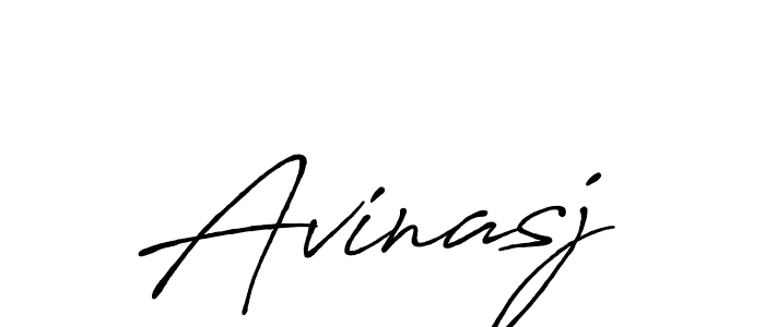 Design your own signature with our free online signature maker. With this signature software, you can create a handwritten (Antro_Vectra_Bolder) signature for name Avinasj. Avinasj signature style 7 images and pictures png