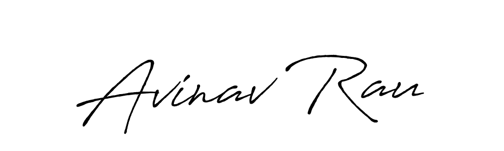 Antro_Vectra_Bolder is a professional signature style that is perfect for those who want to add a touch of class to their signature. It is also a great choice for those who want to make their signature more unique. Get Avinav Rau name to fancy signature for free. Avinav Rau signature style 7 images and pictures png