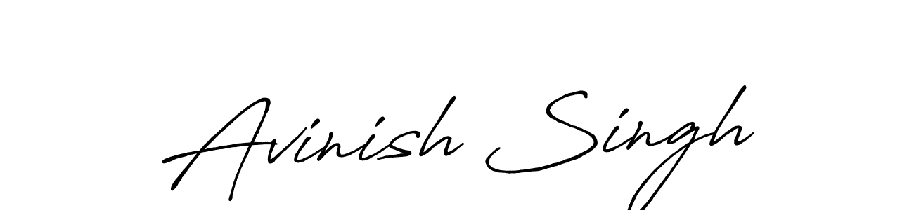 The best way (Antro_Vectra_Bolder) to make a short signature is to pick only two or three words in your name. The name Avinish Singh include a total of six letters. For converting this name. Avinish Singh signature style 7 images and pictures png