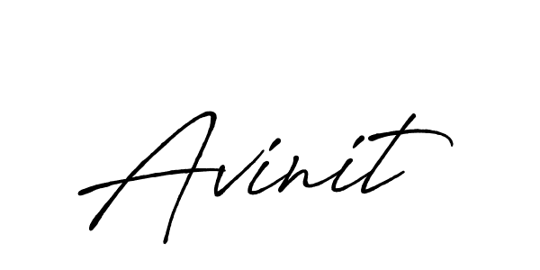 How to make Avinit name signature. Use Antro_Vectra_Bolder style for creating short signs online. This is the latest handwritten sign. Avinit signature style 7 images and pictures png