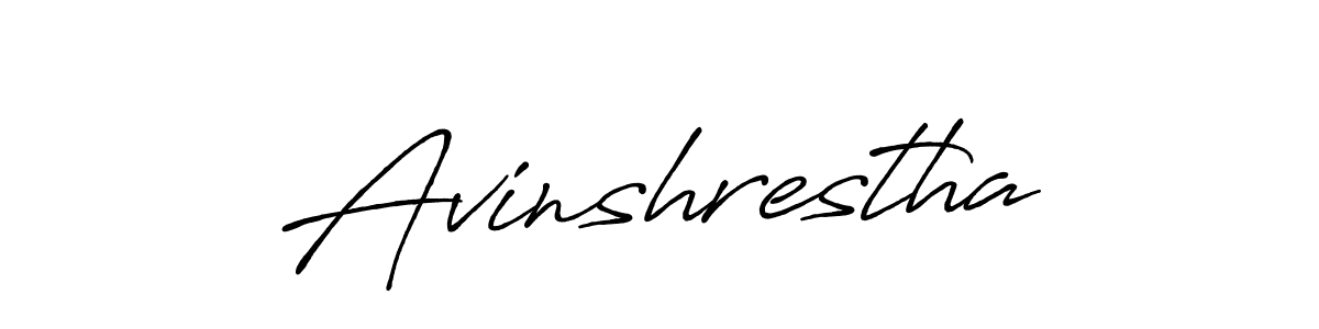 Also we have Avinshrestha name is the best signature style. Create professional handwritten signature collection using Antro_Vectra_Bolder autograph style. Avinshrestha signature style 7 images and pictures png