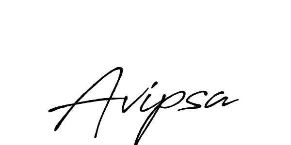 Also we have Avipsa name is the best signature style. Create professional handwritten signature collection using Antro_Vectra_Bolder autograph style. Avipsa signature style 7 images and pictures png